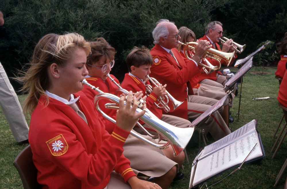 Flag raising ceremony, Australia Day, Beacon Hill