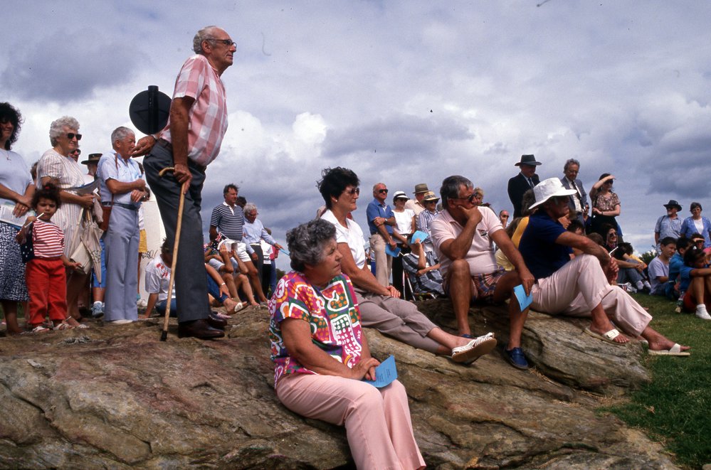 Australia Day flag raising, Beacon Hill