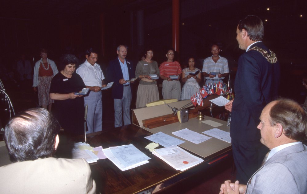 Citizenship ceremony, Warringah Council Chambers, Dee Why