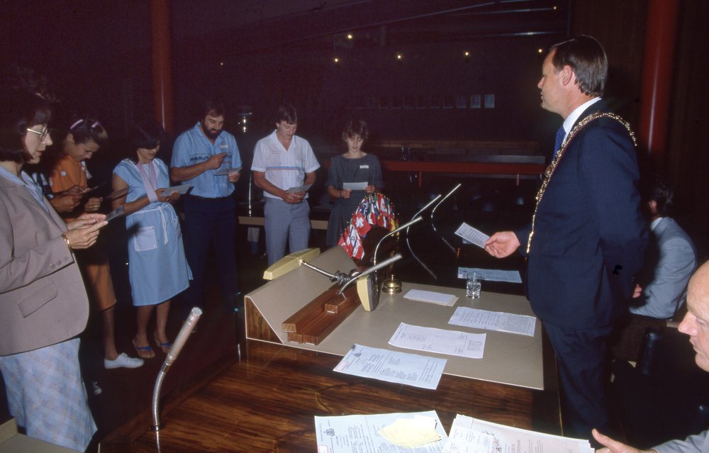 Citizenship ceremony, Warringah Council Chambers, Dee Why