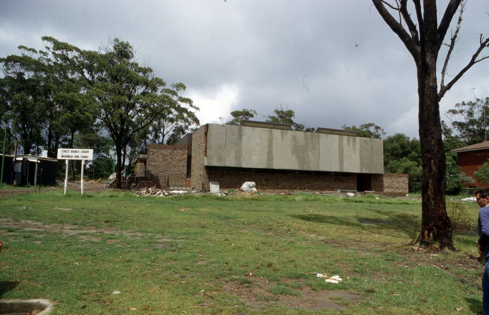 Belrose Library underconstruction
