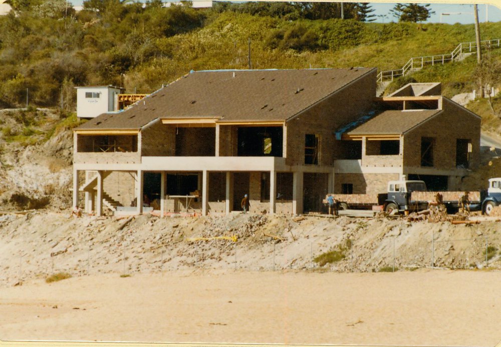 Warriewood Surf Life Saving Clubhouse under construction 1982