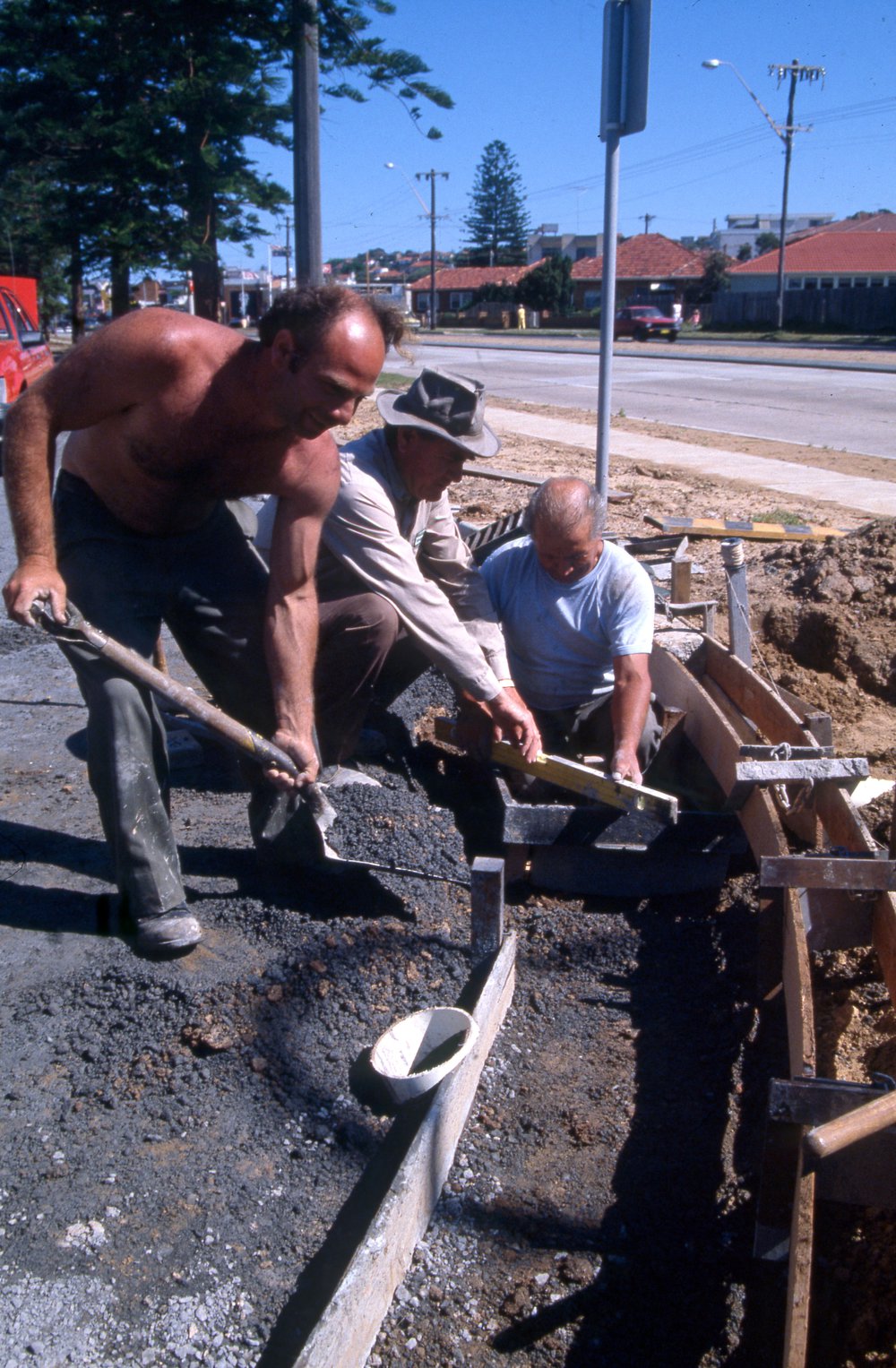 Warringah Council road maintenance, Narrabeen