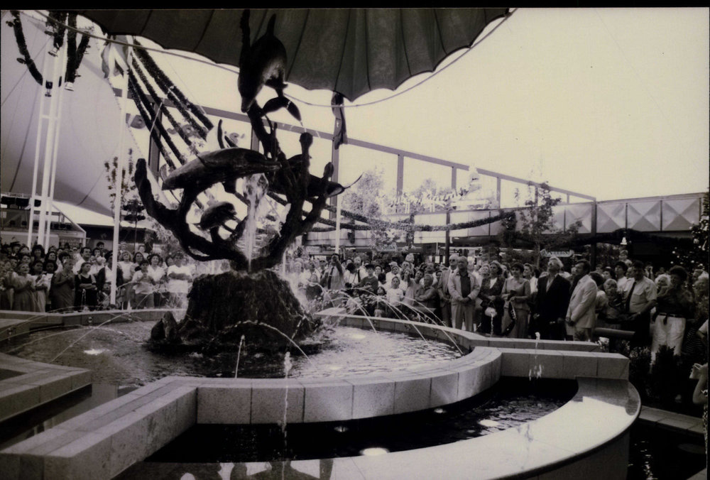 The Dolphin Fountain at Warringah Mall