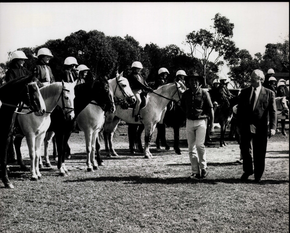 Opening of equestrian underpass, Terrey Hills