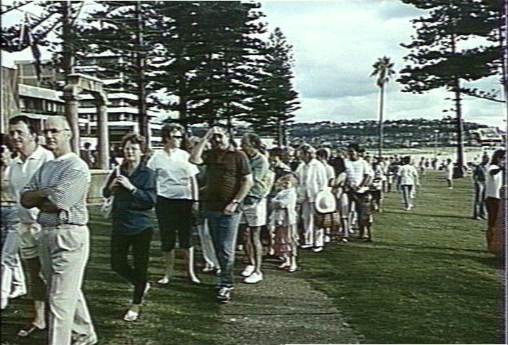 Australia Day breakfast, Dee Why Beach
