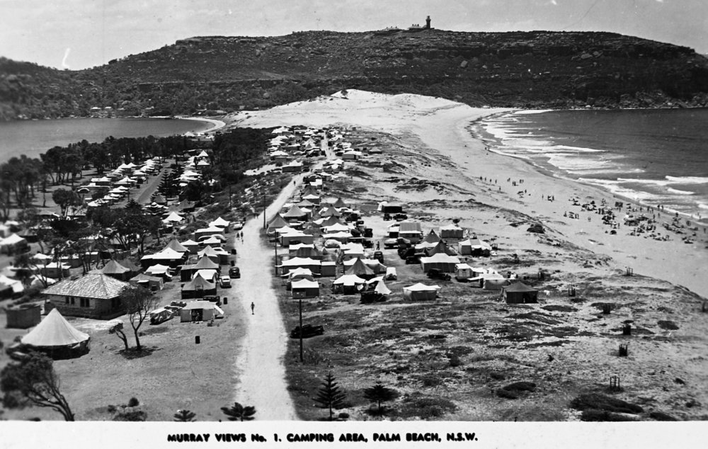 Camping ground, Palm Beach