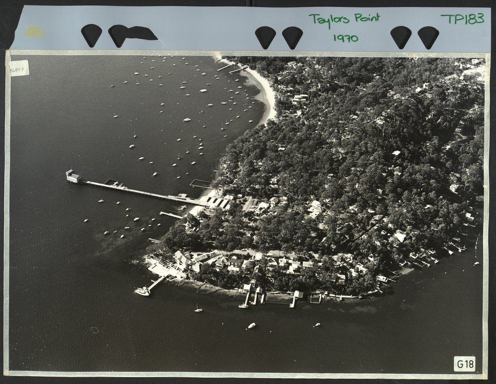 Aerial view of Taylors Point, Clareville