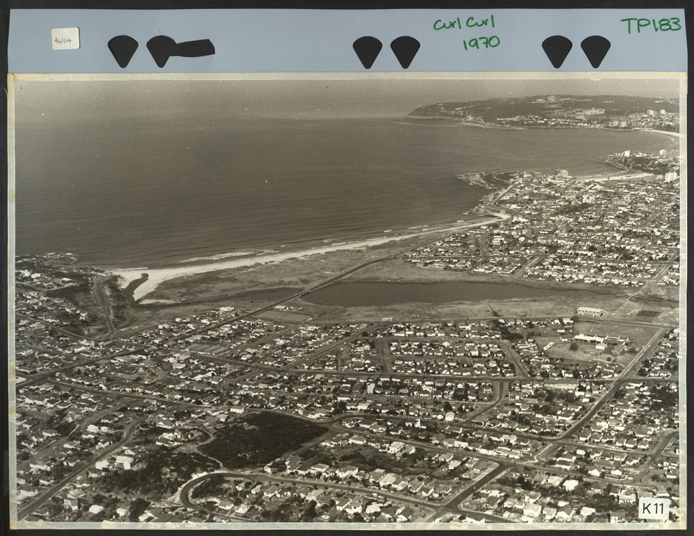 Aerial View of Curl Curl and Harbord/Freshwater