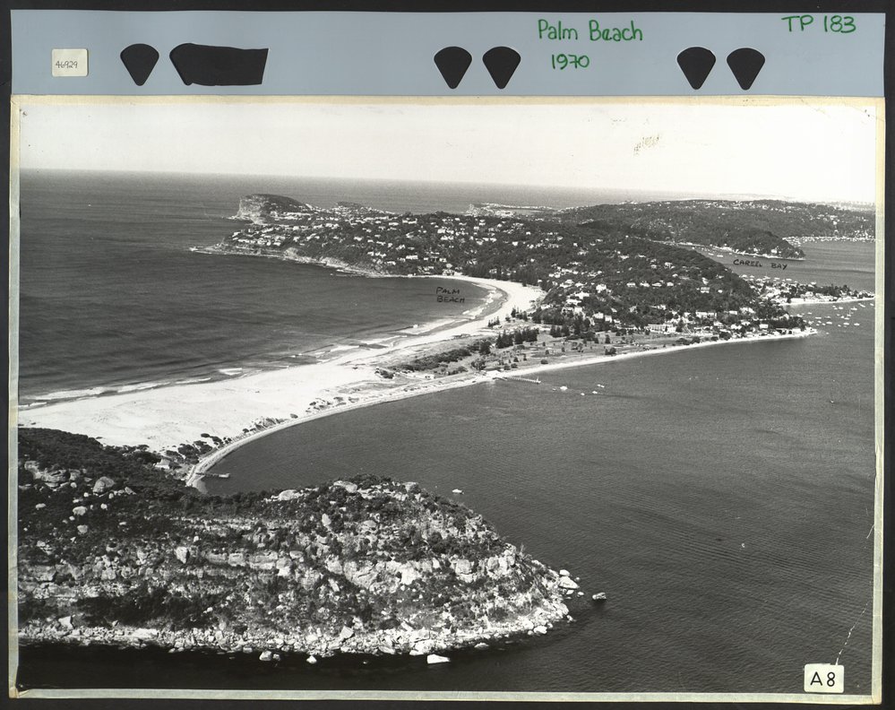 Aerial View Barrenjoey Headland and Palm Beach