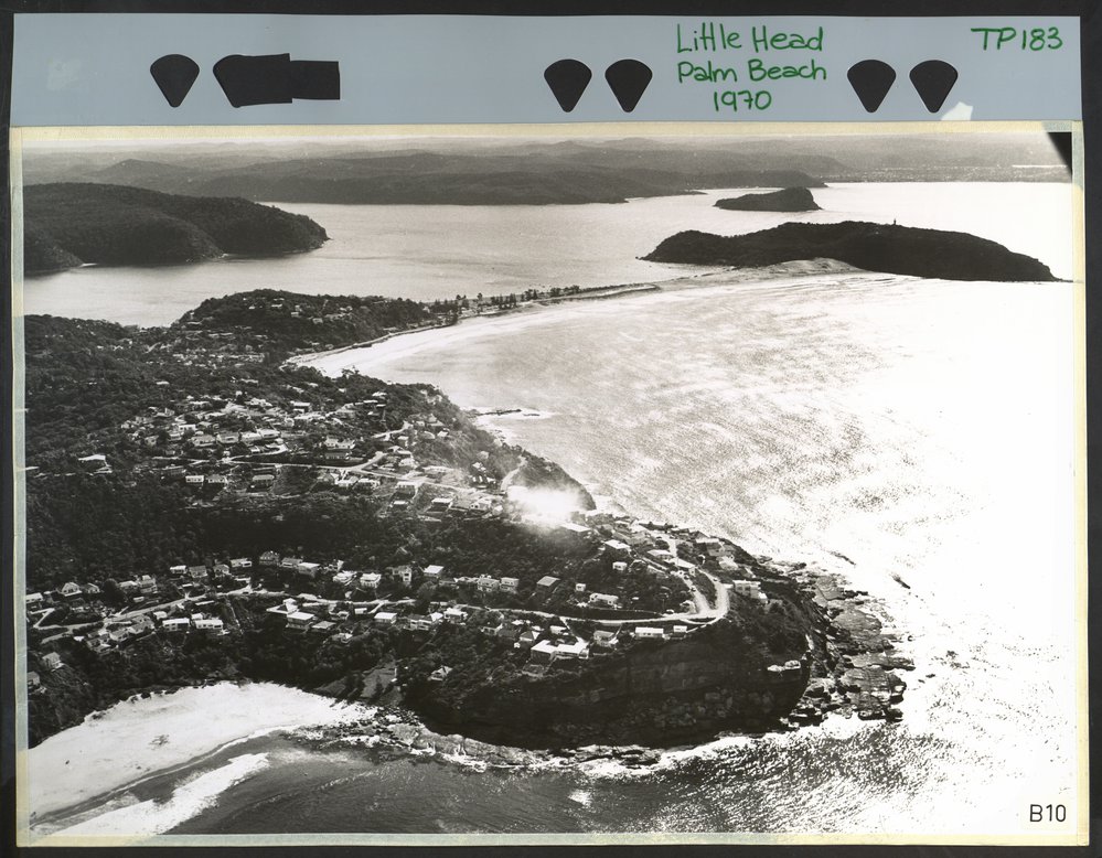Aerial View of Palm Beach, Whale Beach and Pittwater
