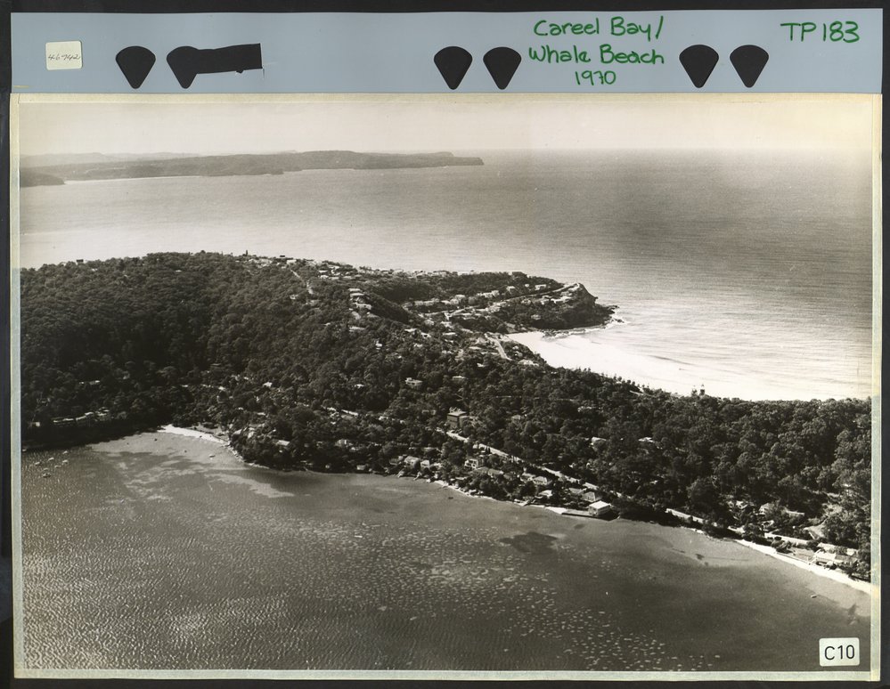 Aerial View of Careel Bay and Whale Beach