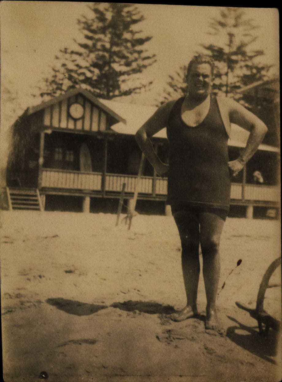 Friend of Isabel Letham at Manly Beach