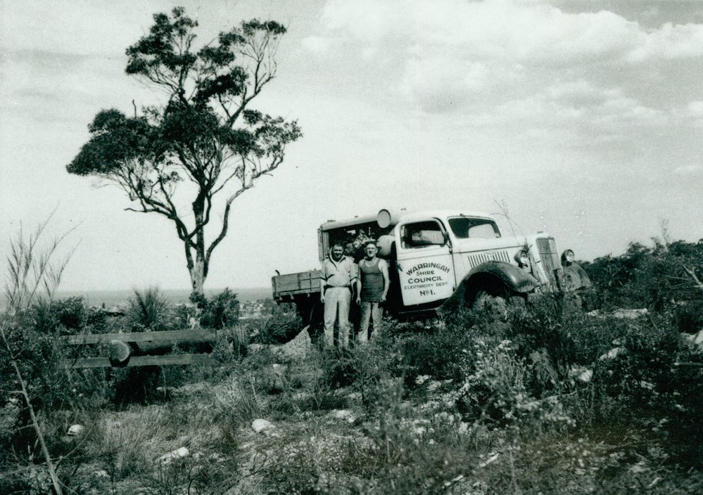 Elanora Heights and Warringah Shire Council's first power lines.