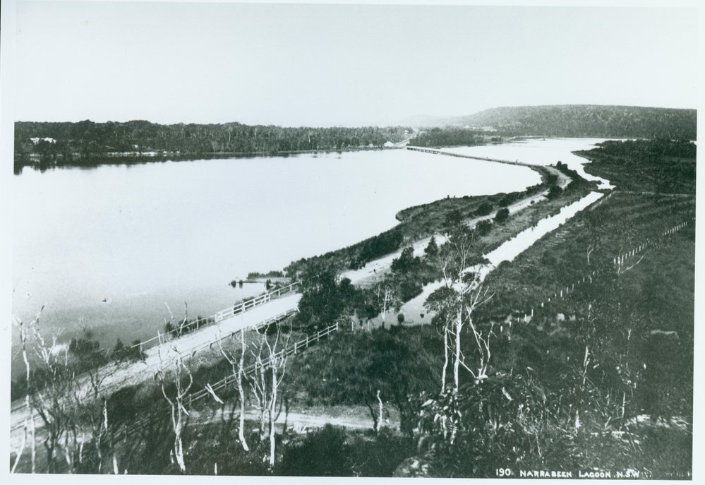Pittwater Road near Narrabeen Lagoon
