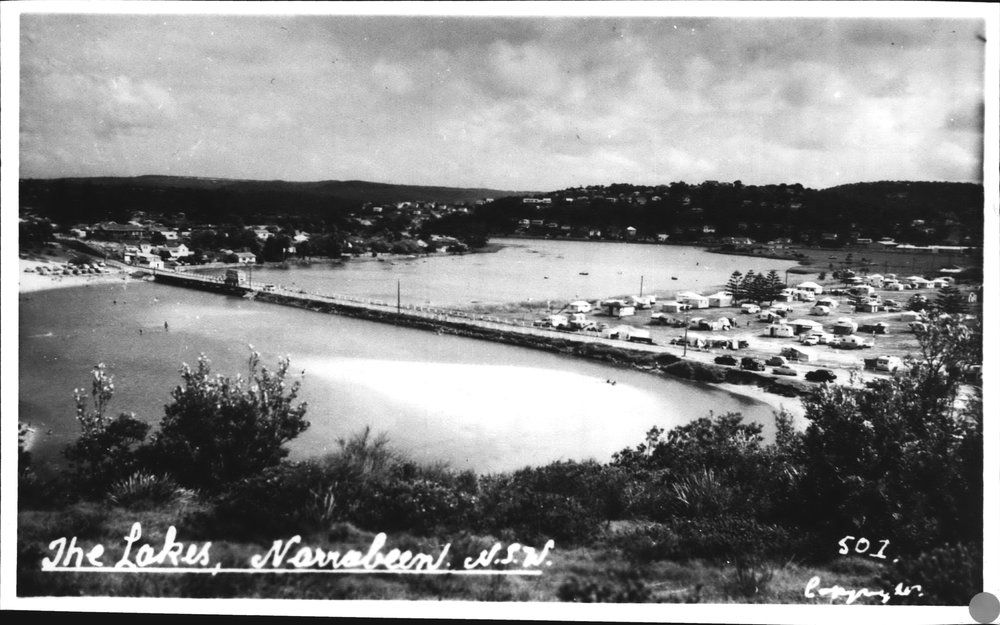 Narrabeen Lagoon and Camping area, Ocean Street Narrabeen