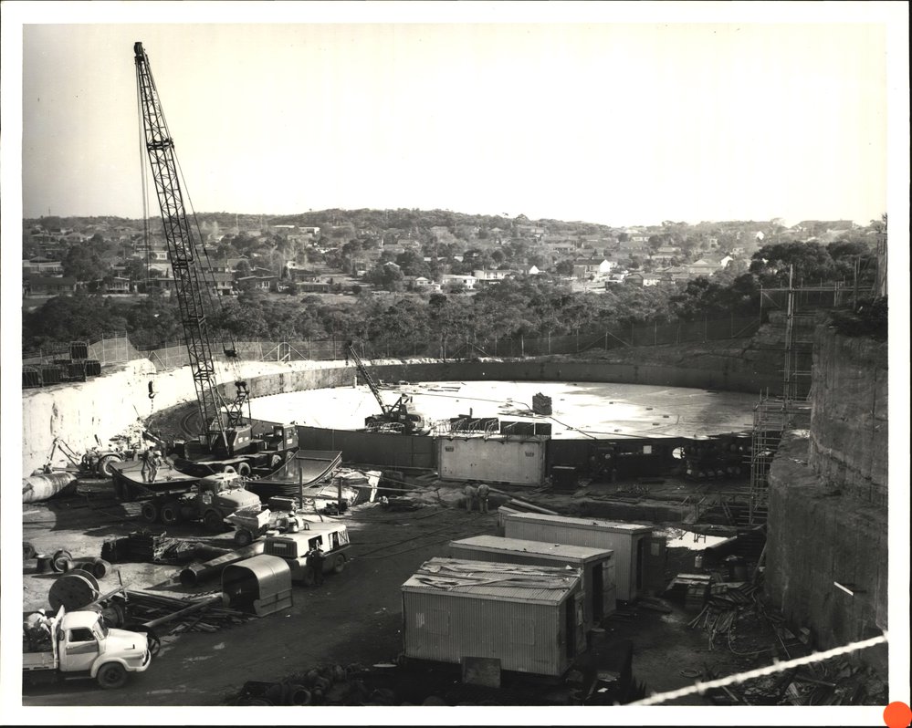 Construction of Water Tank, Beacon Hill
