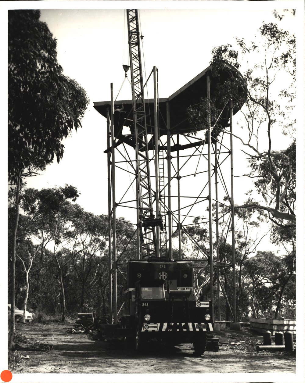 Construction of Water Tank, Bilgola Plateau