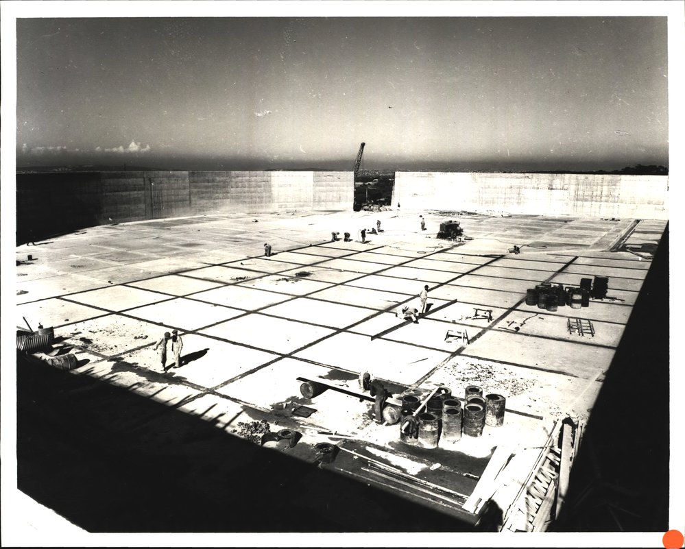 Construction of Warringah Reservoir, Beacon Hill