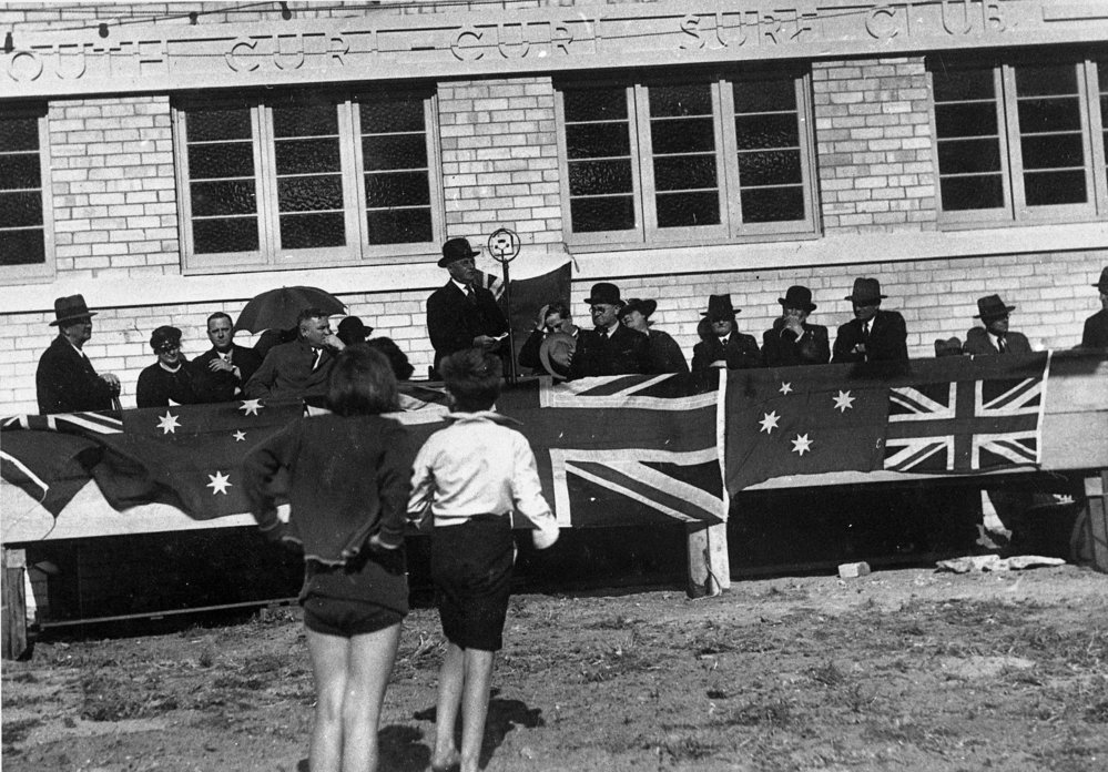 Opening of the new South Curl Curl Surf Life Saving Club in 1937