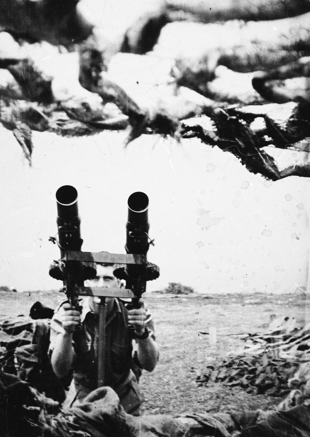 Lewis gunner at North Head 