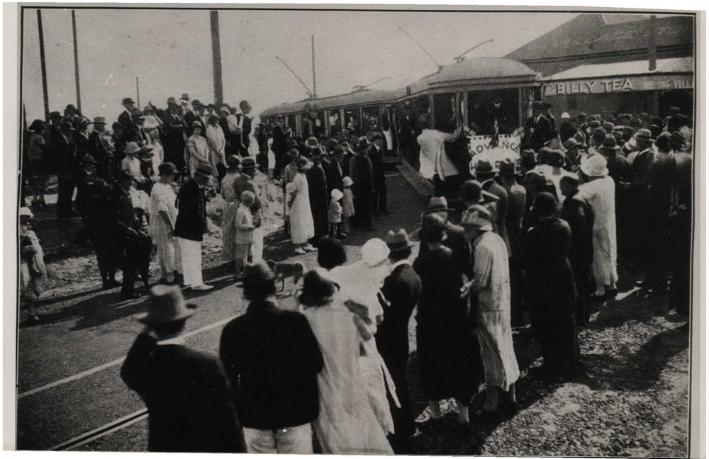 Official Opening of the Harbord Tram Line
