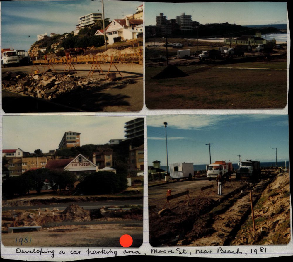 Construction of Moore Street Car Park at Freshwater Beach