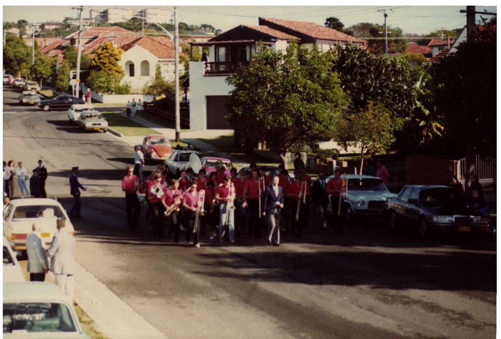 March for Anzac Service at Jacka Park, Harbord