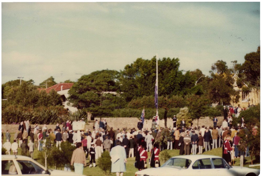 Anzac Service at Jacka Park, Harbord