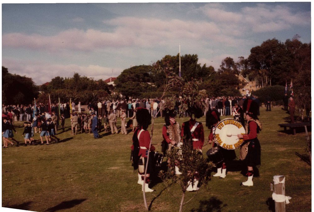 Anzac Service at Jacka Park, Harbord