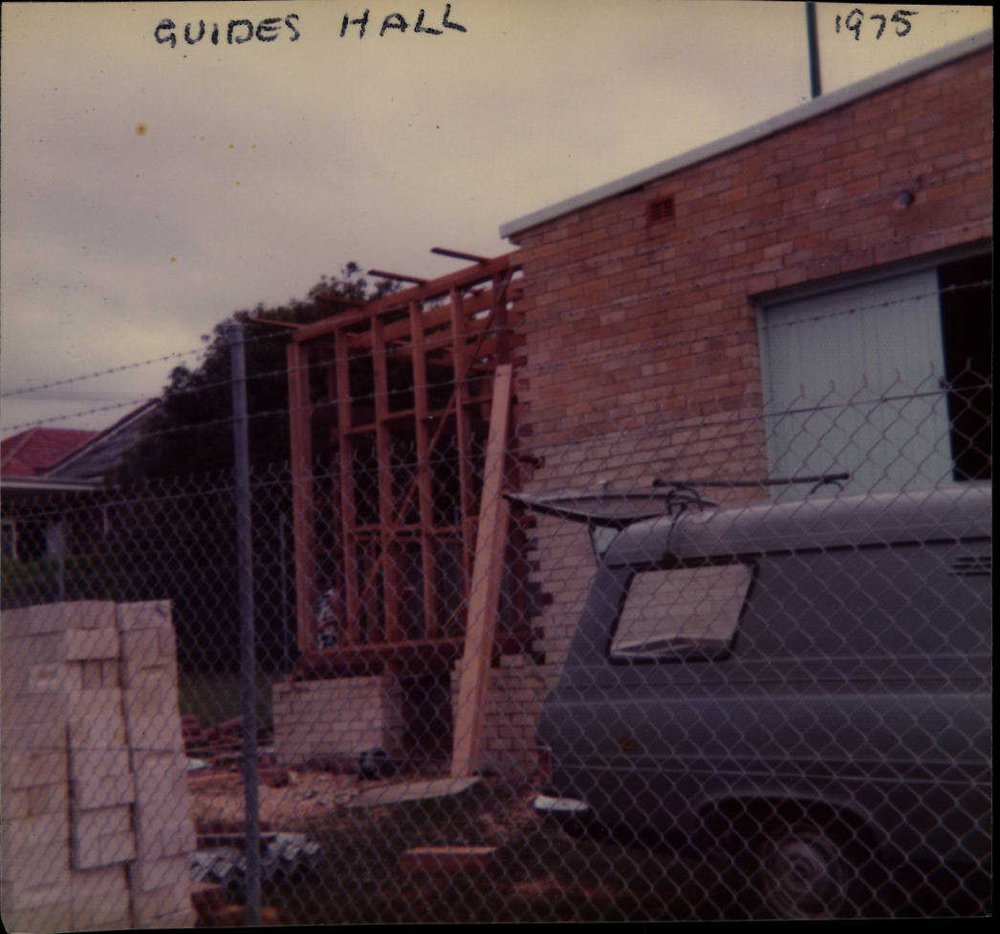Guide Hall, Harbord under construction