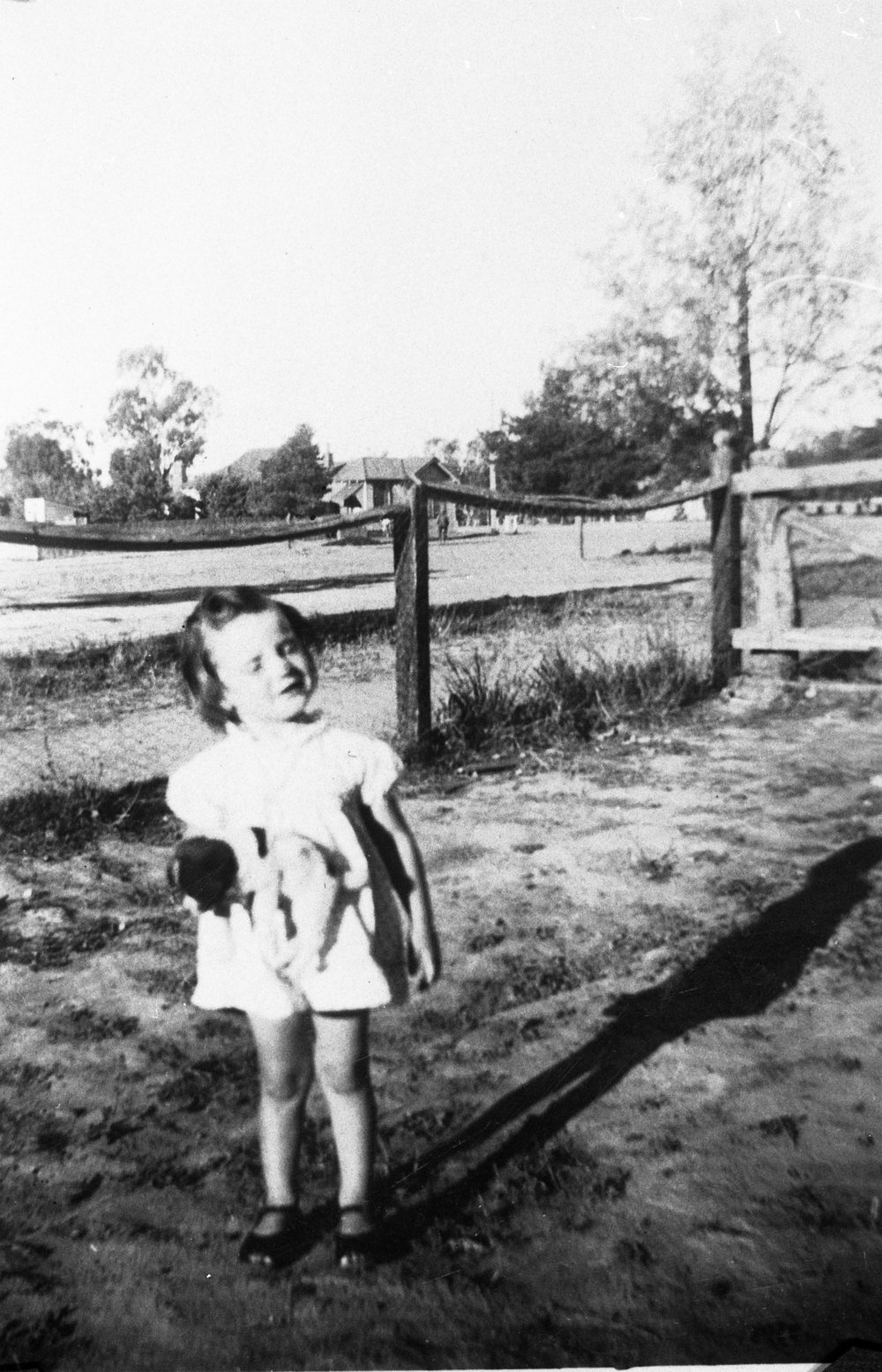 Pam Raffo with puppy, Harbord