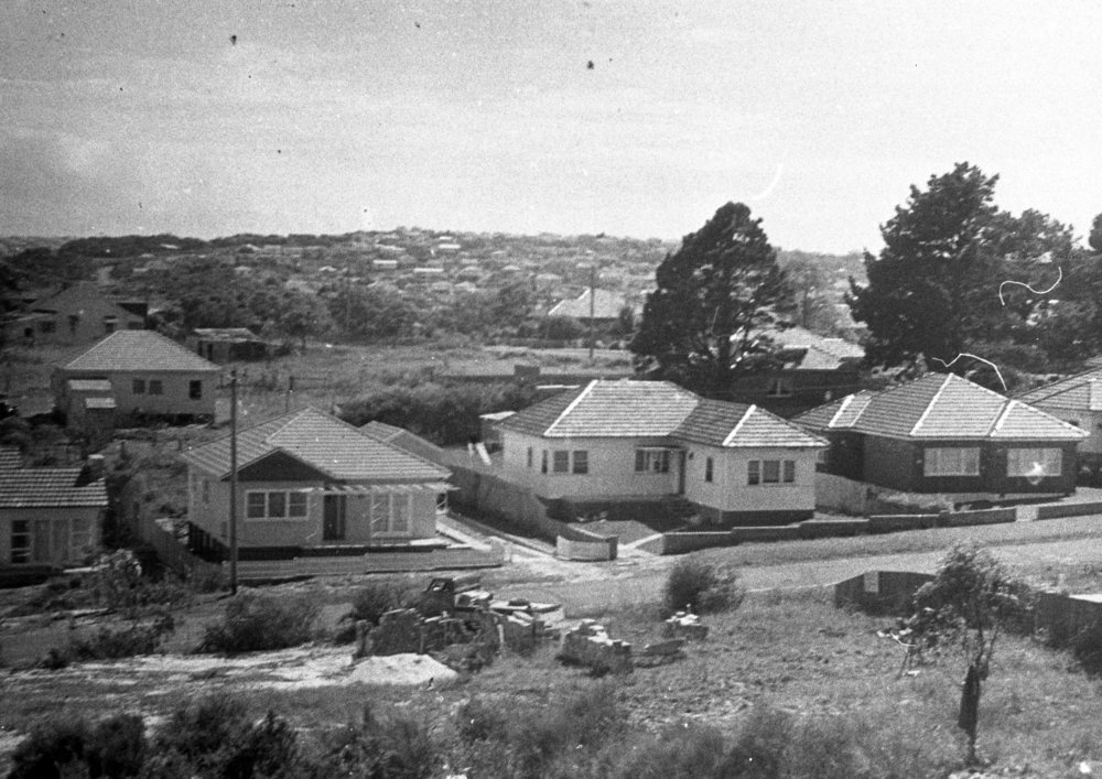 Houses in Thomas Street, North Manly