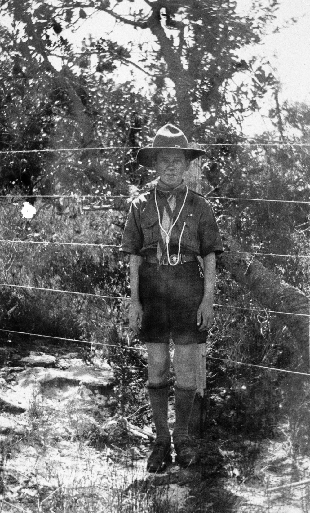 Fred Raffo in his 1st Harbord Scout uniform