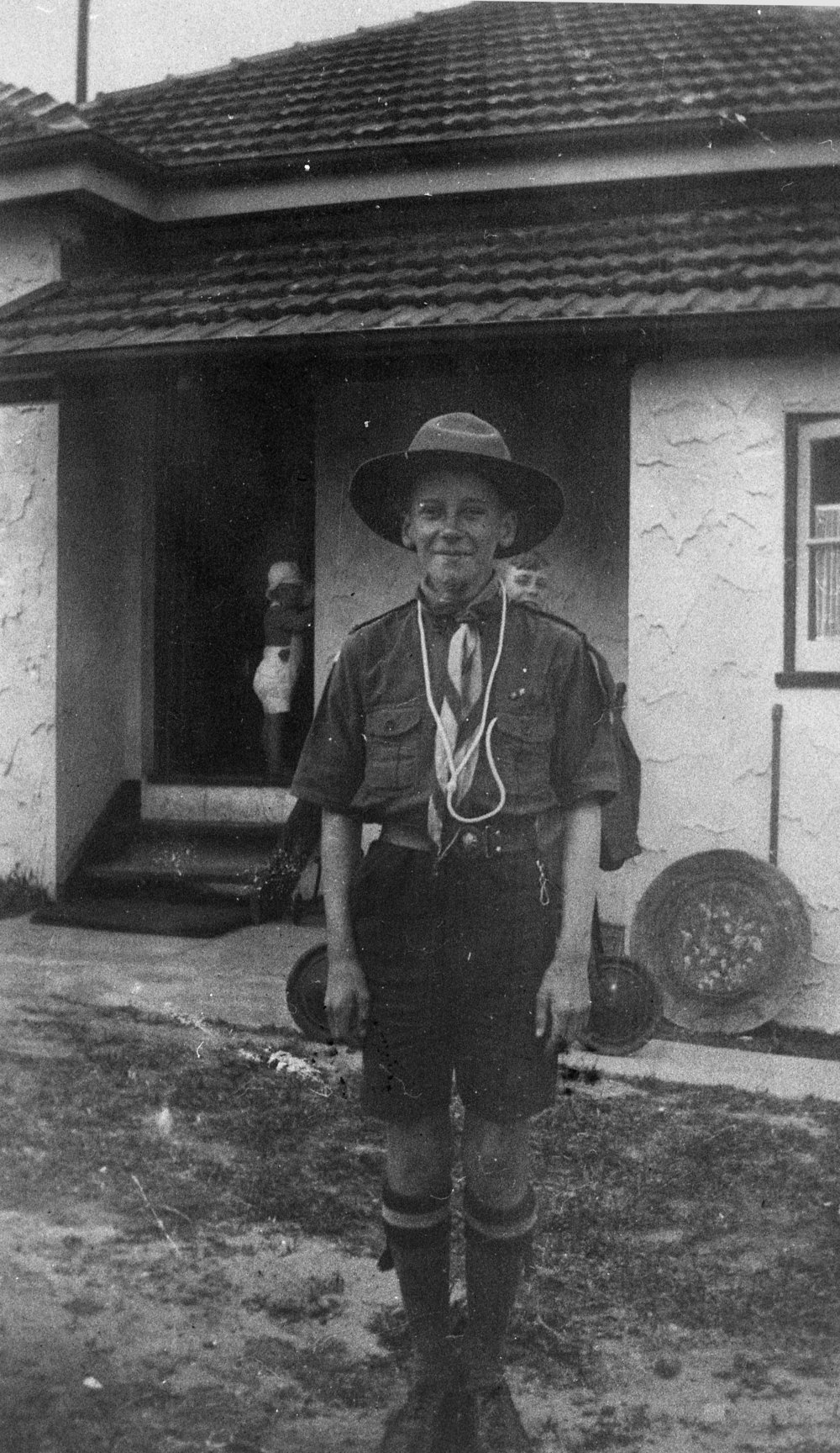 Fred Raffo in his 1st Harbord Scouts uniform