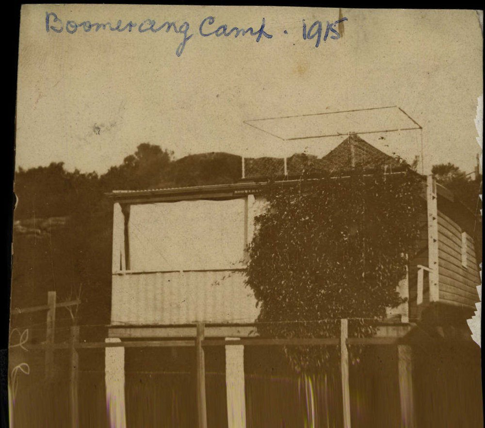 Boomerang Camp at Undercliff Road, Harbord