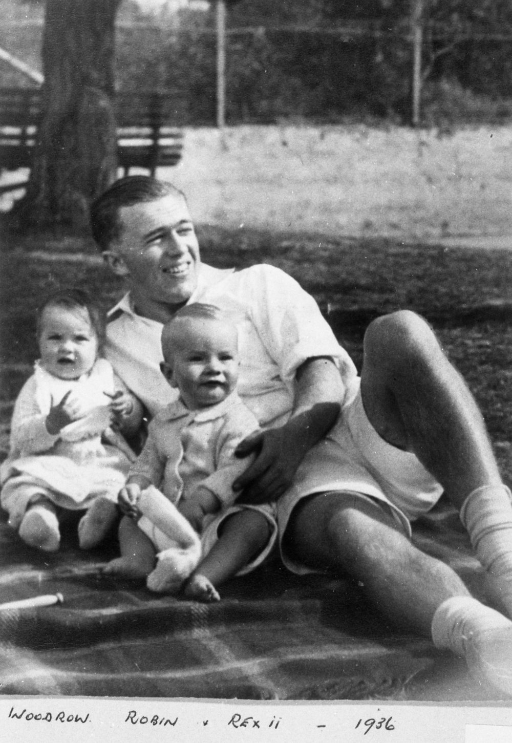 Woodrow Weight with Robin and Rex at Dee Why