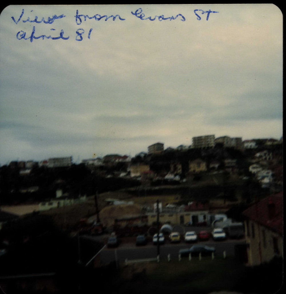 View of Harbord from Evans Street