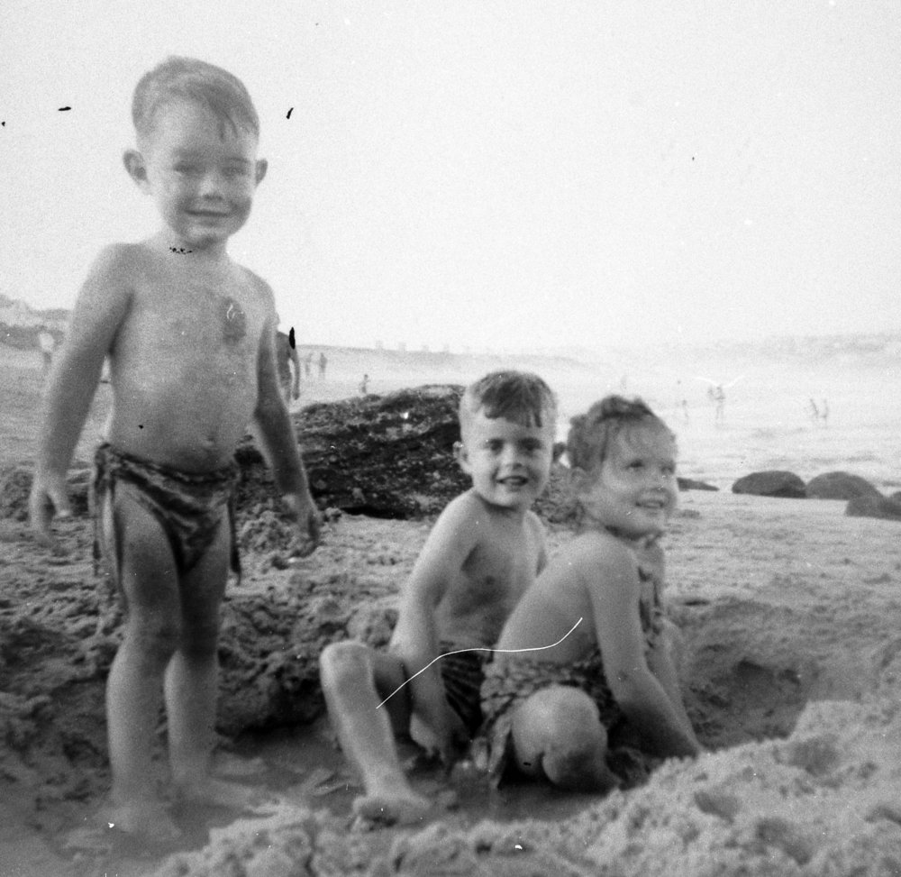 Phillip Bill, Stuart Wye and Deborah Gee, South Curl Curl Beach