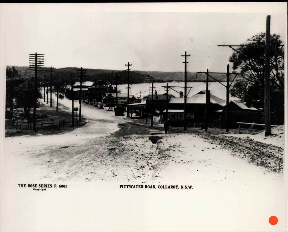 Pittwater Road, Collaroy, c 1920