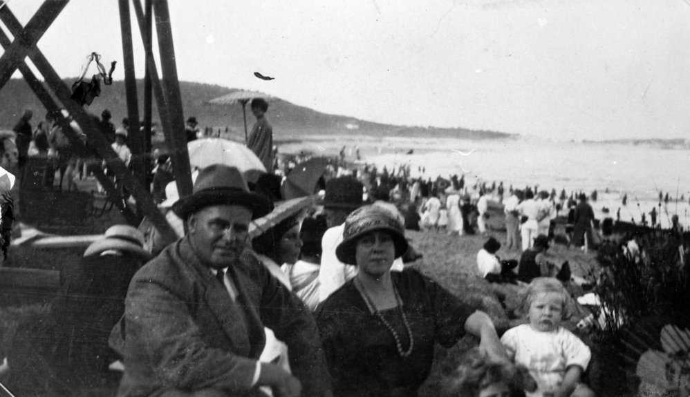 Hayman family on Dee Why Beach