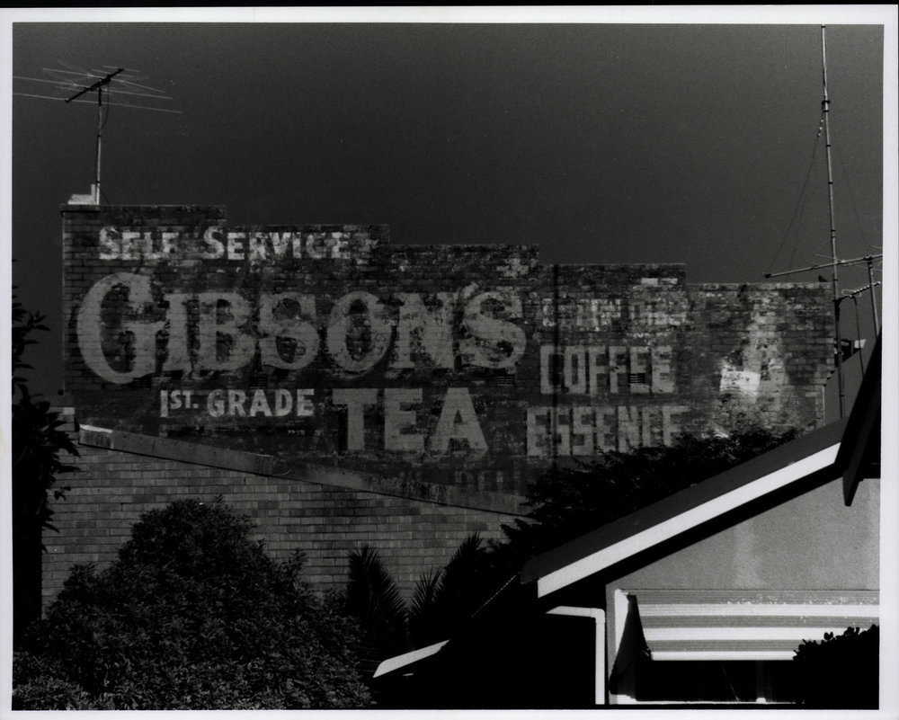 Advertisement on Shop Wall, corner of Howard Avenue and Avon Road, Dee Why
