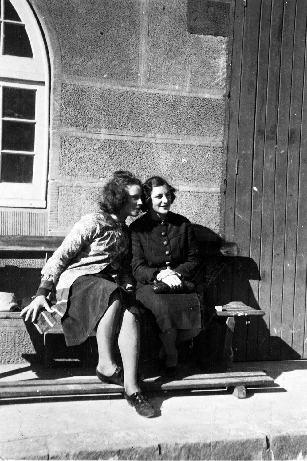 Joyce Hayman, later Rogalsky, and friend, Castlecrag