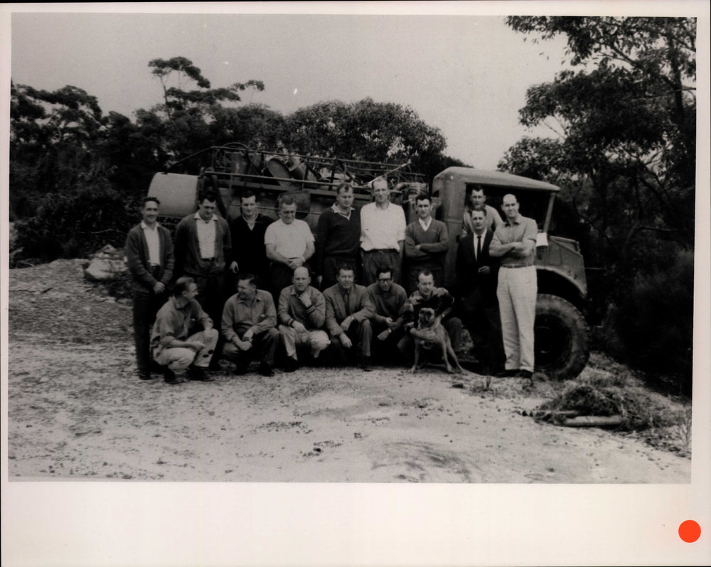 Members of the Beacon Hill Bush Fire Brigade 