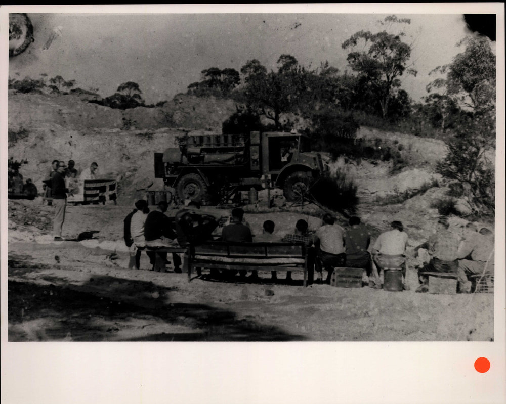 Members of the Beacon Hill Bush Fire Brigade at the Annual General Meeting