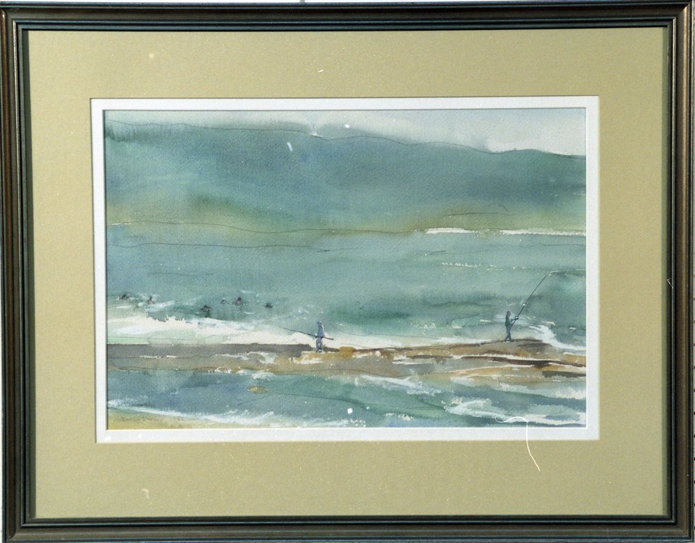 Rock fishermen, Warringah Art Prize 1982