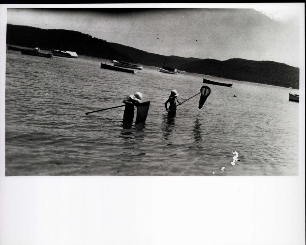 Bruce and Laurie Seaman Net Fishing at Palm Beach