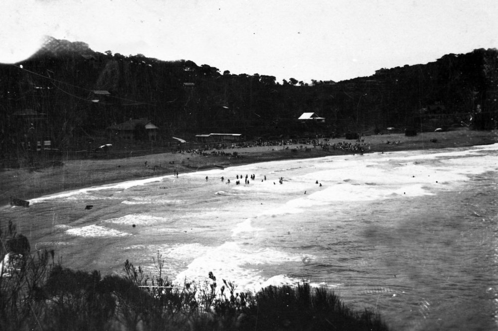 Swimmers at Palm Beach
