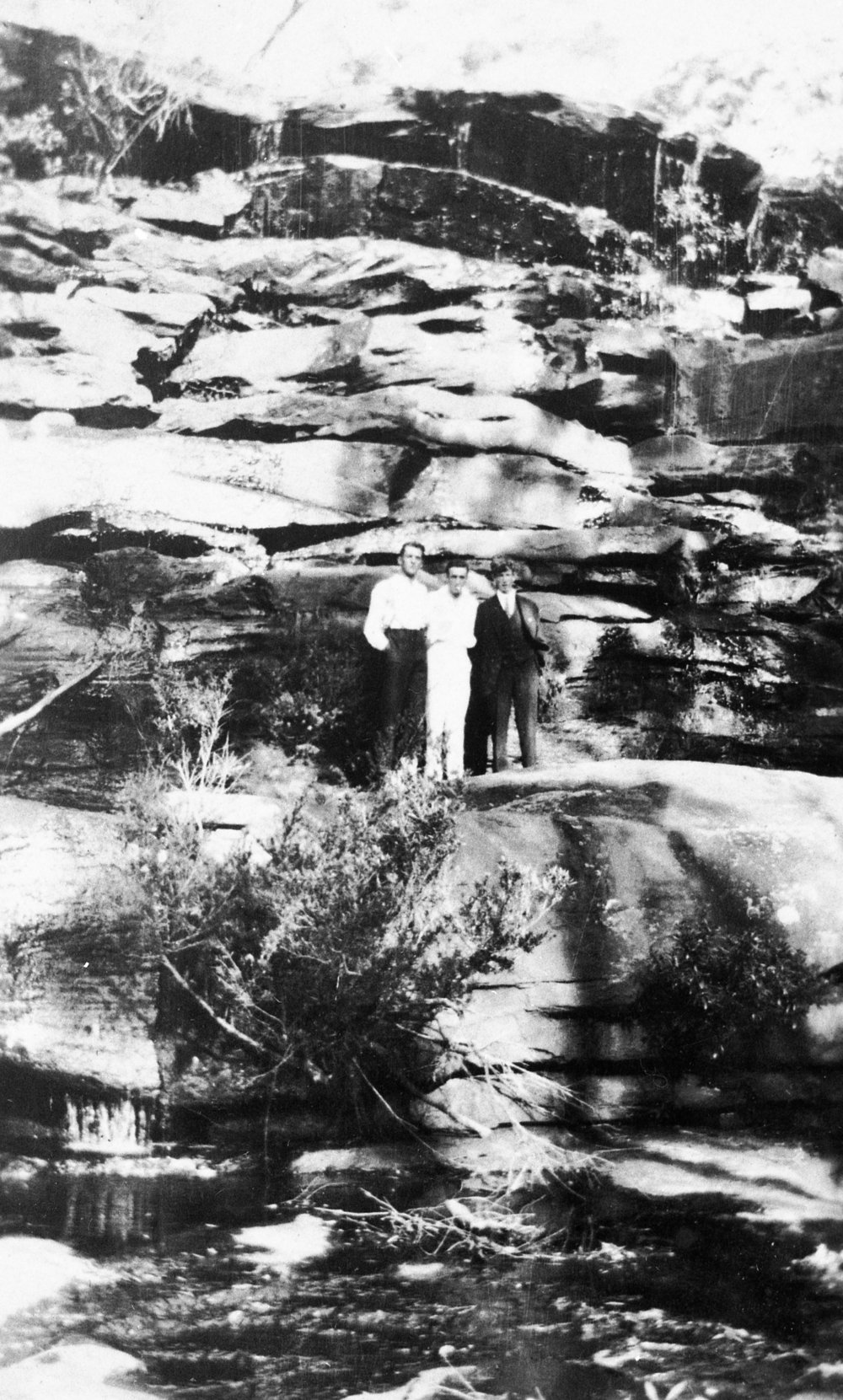 Waterfall, Belrose during dry period