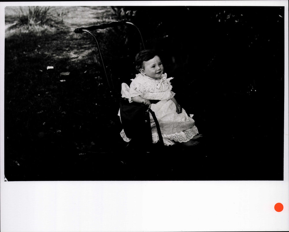 Matilda Ruth Randell in pram aged 12 months